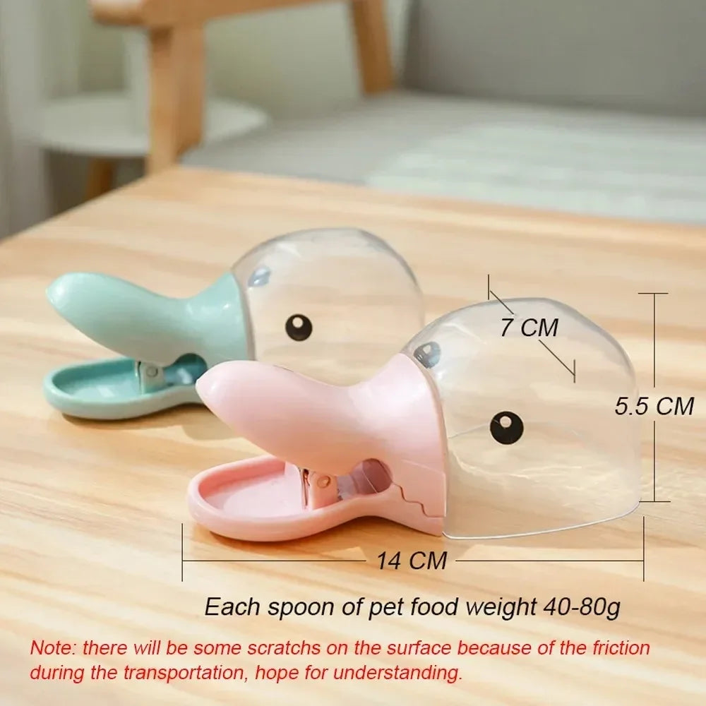 Multi-function Cartoon Shape Clip Small Spoon Pet Supplies Dogs Accessories Pets Feeding & Watering Dog Feeders Feeder Products