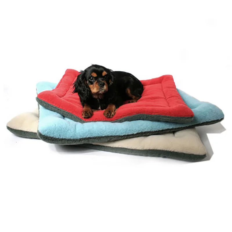 Pet Mat Kennel Pad Cushion Dog Crate Mattress Dog Cat Bed for Large Medium Dogs Rectangle Washable Pet Blanket Cama Perro