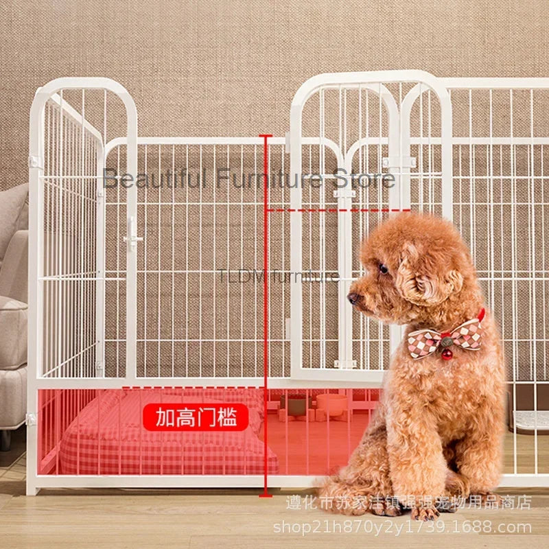 Dog Fence Playpen Pet Safety Supplies Small And Medium-sized Dogs Teddy Isolation Door Guard Bar Kennel