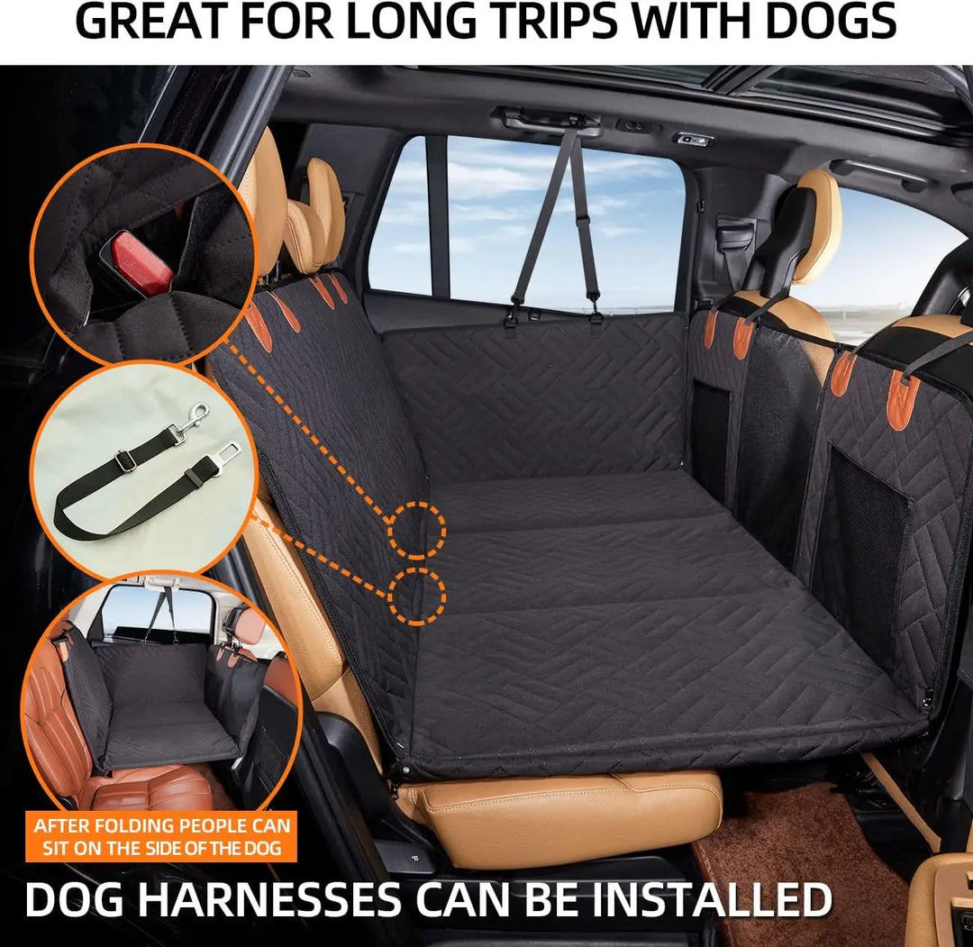 DC PET Dog Car Seat Cover Waterproof Pet Travel Dog Carrier Hammock Car Rear Back Seat Protector Mat Safety Carrier For Dogs