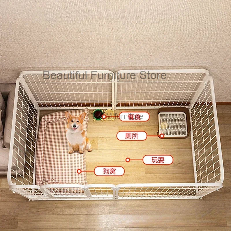 Dog Fence Playpen Pet Safety Supplies Small And Medium-sized Dogs Teddy Isolation Door Guard Bar Kennel