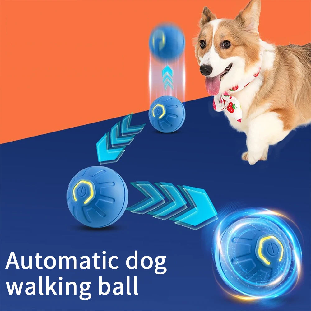 Smart Dog Toy Ball Electronic Interactive Pet Toy Moving Ball USB Automatic Bouncing for Puppy Birthday Gift Cat Products