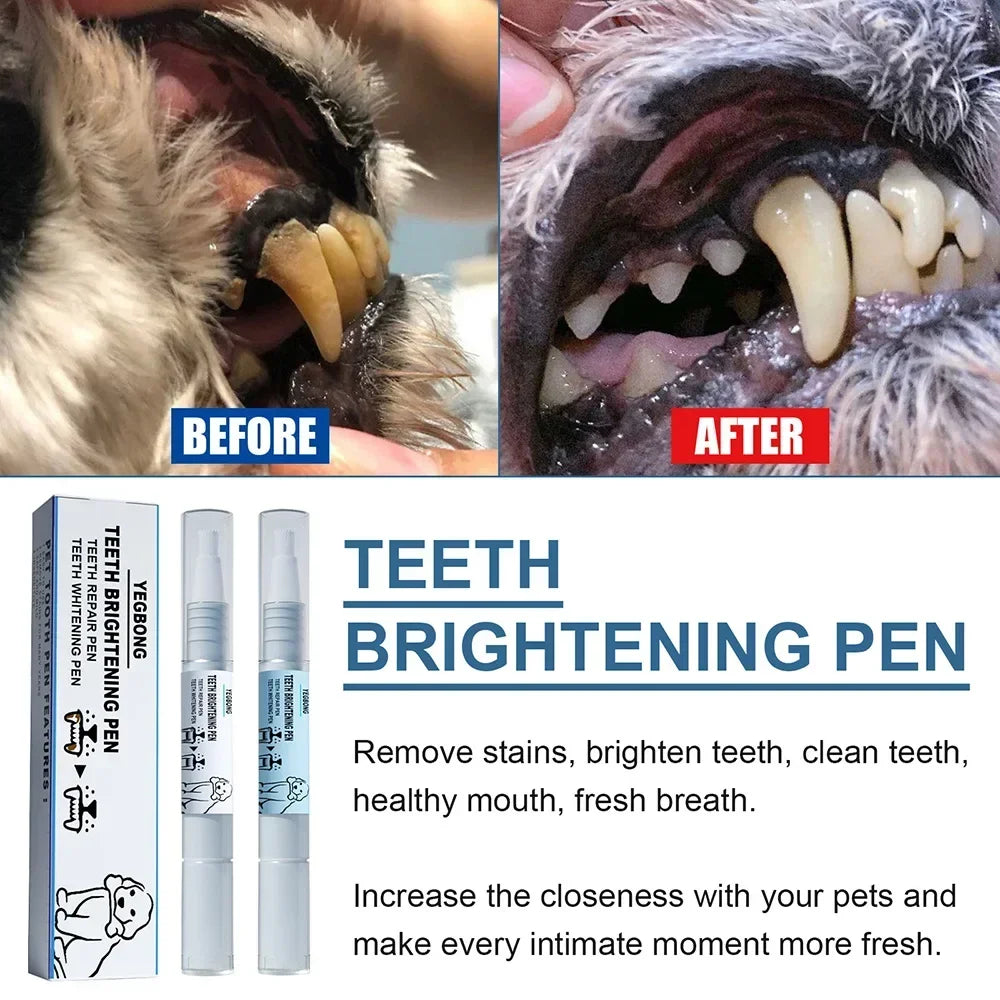 Dog Cat Teeth Cleaning Tools Pet Grooming Toothbrush Tartar Remover Tartar Scraper Dog Dental Stain Cleaning Pen 고양이 숨숨