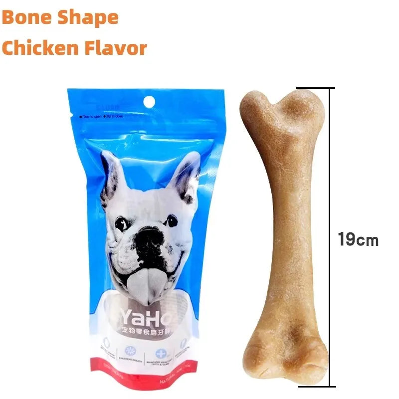 Dog Teeth Grinding Rod Toothbrush Shape Big Bone Chewing Oral Hygiene Snacks Large Dog Training Pet Supplies Toy Accessories