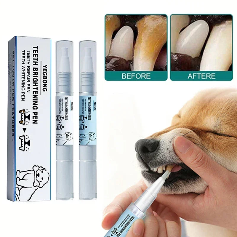 Dog Cat Teeth Cleaning Tools Pet Grooming Toothbrush Tartar Remover Tartar Scraper Dog Dental Stain Cleaning Pen 고양이 숨숨