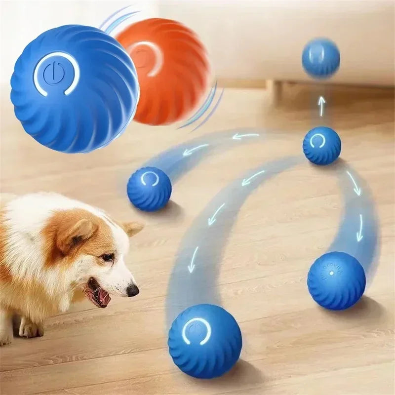 Cat Toys Intelligent Interactive Cat Bouncing Ball Dog Accessories Automatic Rolling Ball For Dogs Pet Supplies Stuff Things