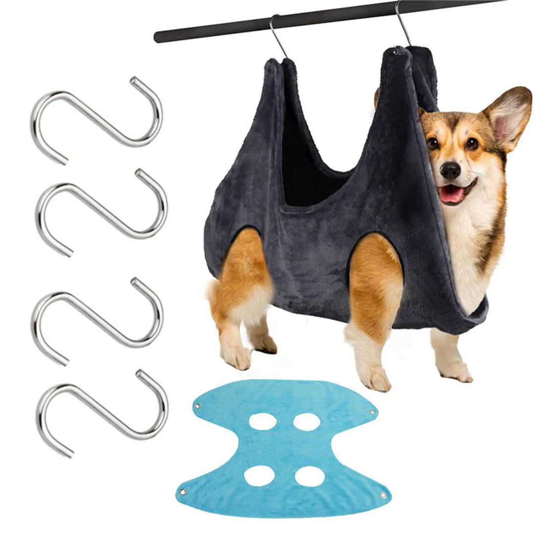 1 Pc Pet Dog Cat Grooming Hammock Fixed Bath Bag Nail Clipper Anti-scratch Fixed Lasso Shower Puppy Restraint Bag Cleaning Tools