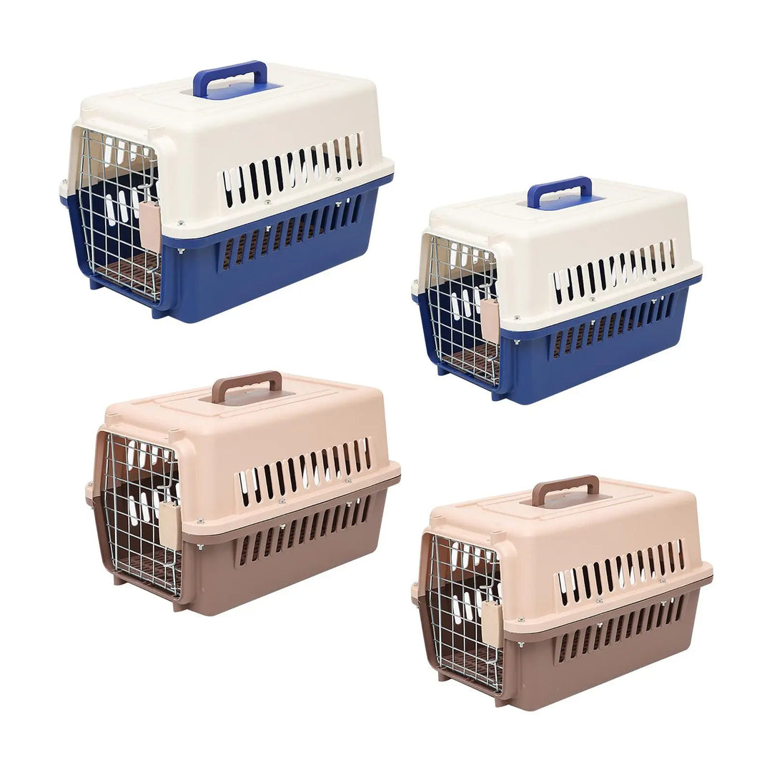 Portable Cat Dog Cage Crate Capsules Kennel Case Pack Ventilation Handbag Tote Hard Sided Travel Carrier for Kitten Traveling