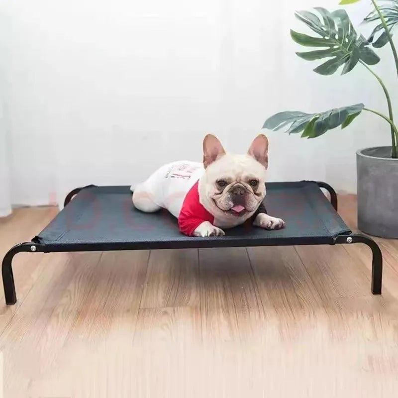 Elevated Bed for Dogs Folding Pet Camping Bed Cat House Portable Removable Washable Four Seasons Dog Kennel Puppy Beds Supplies