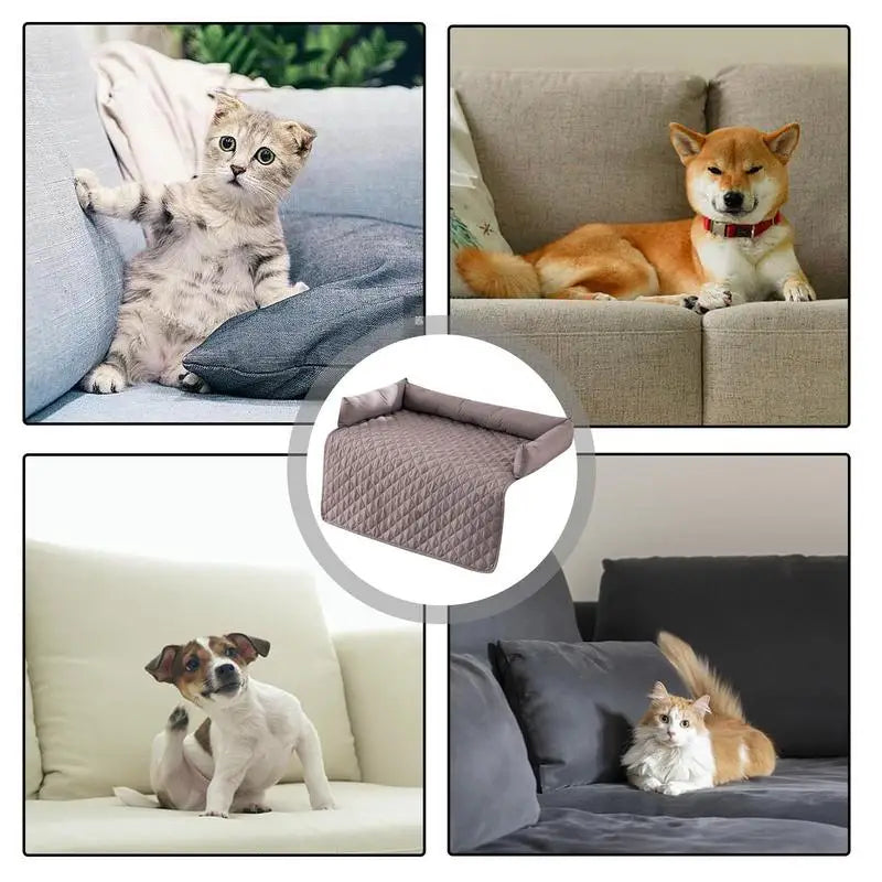 Pet Furniture Cover Non-Slip Pet Blanket Pad Foldable Pet Rebellion Sofa Cover Multifunctional Dog Furniture Bed Sofa Soft Pet