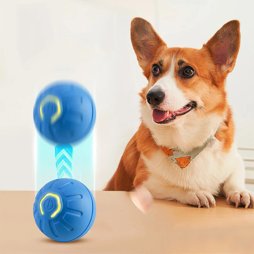 Smart Dog Toy Ball Electronic Interactive Pet Toy Moving Ball USB Automatic Bouncing for Puppy Birthday Gift Cat Products