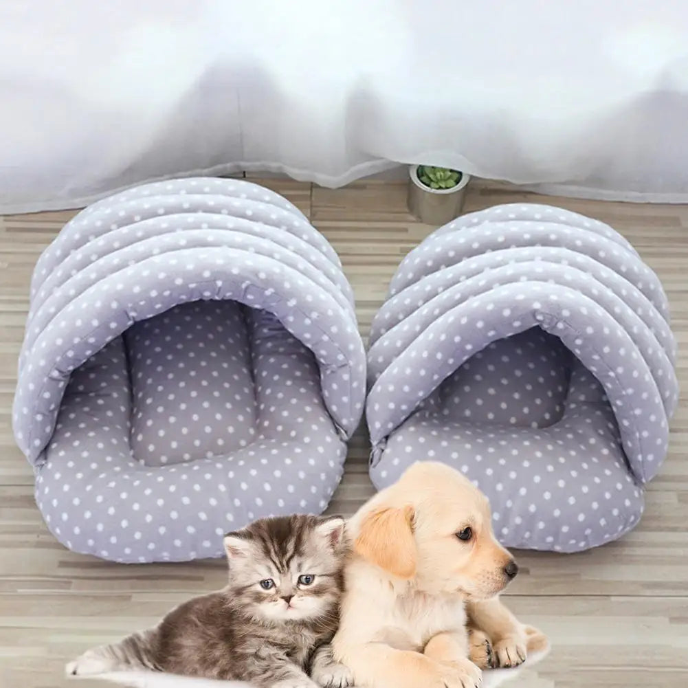 Pet Bed Super Soft Dog Washable plush Dog Kennel Deep Sleep cat litter mat House Sofa suits For Dog Chihuahua cats home Basket