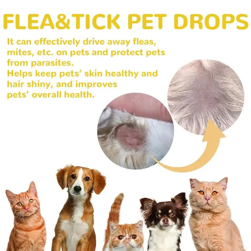 Pet Tick Spray Flea Eliminator Control Prevention Protect Fleas Tick And Mosquitoes Spray For Dogs Pets Supplies Accessories