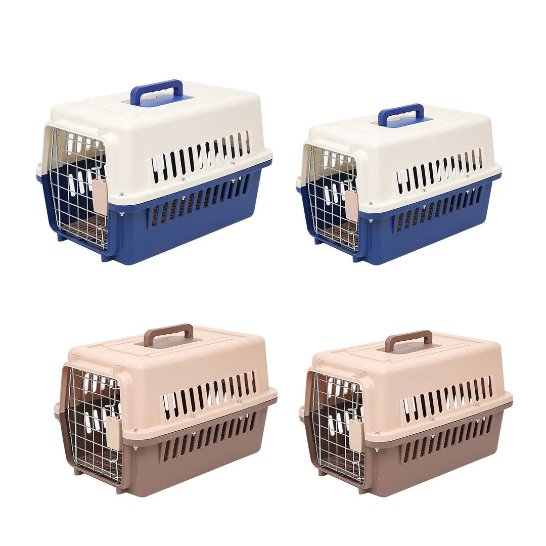 Portable Cat Dog Cage Crate Capsules Kennel Case Pack Ventilation Handbag Tote Hard Sided Travel Carrier for Kitten Traveling