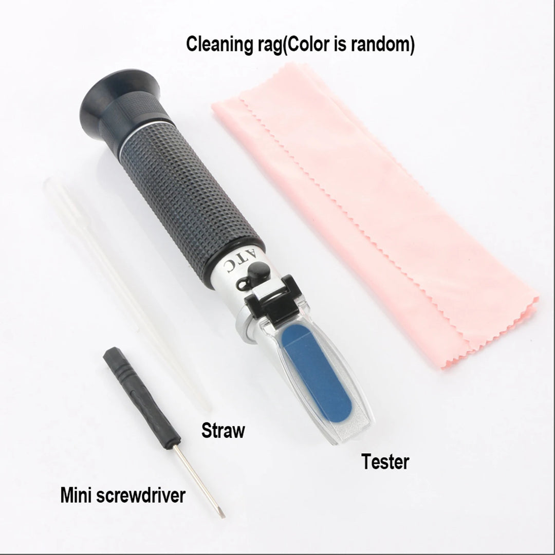 LEERCHUANG Animal Clinical Refractometer Urine Specific Gravity Serum Protein Analyzer Dog Cat Pet/Animal Health Monitoring Tool