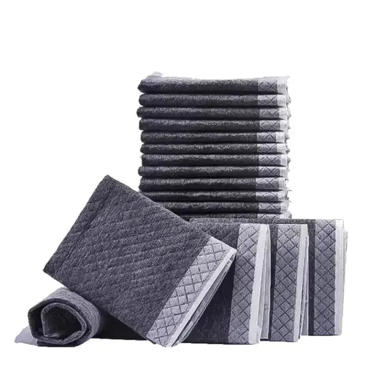 100 Thick Bamboo Charcoal Pet Urine Pads, Cat Absorbent Diapers, Diaper Training for Dogs