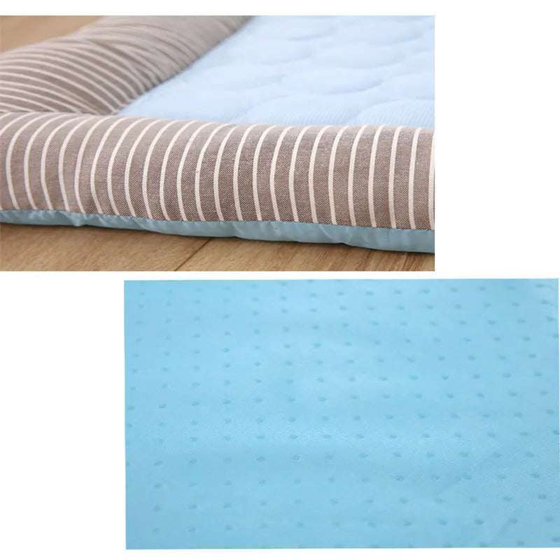 Cooling Pad Bed for Dogs Cats Puppy Kitten Cool Mat Pet Blanket Ice Silk Material Soft for Summer Sleeping Pink Blue Breathable