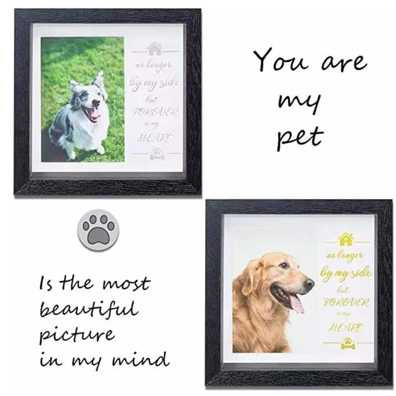 Pet Memorial Picture Frame Loving Dog Remembrance- Sympathy Dog or Cats Pet Loss of Dog Gifts Ornaments