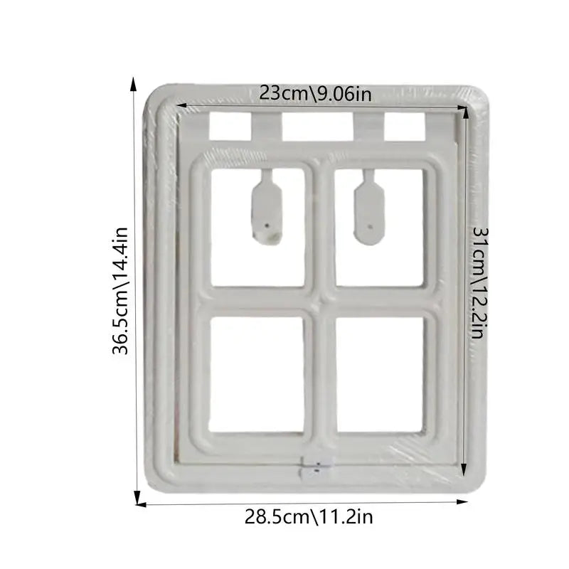 Magnetic Pet Door Cat Door Interior Door Pet Safe Doggie Door Pet Must Have Easy Setup Pet Door For Dog Cat Kitten Puppy