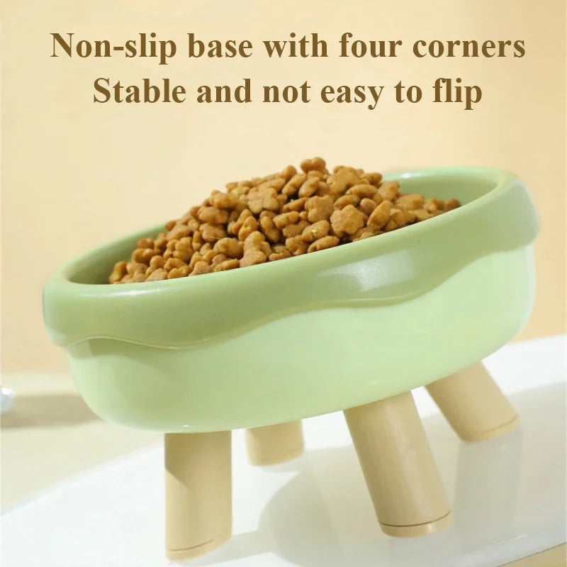 High Quality Four Legged Bowl Fashionable Pet Feeding Bowl for Cats Small Dogs Small Size Cat Supplies Feeders