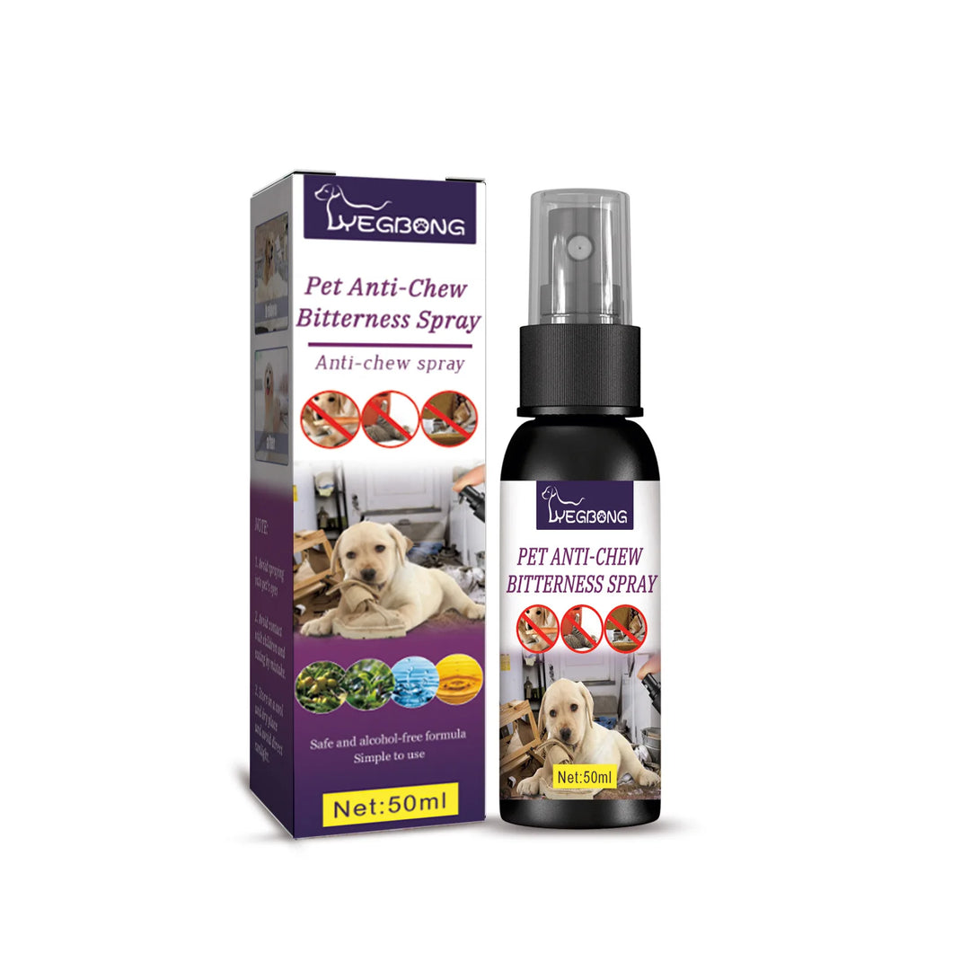 Pet No Chew Spray Bitterness Anti Gnawing Biting Stop Cat Scratching Furniture Behavior Modification Dog Chew Prevention Liquid