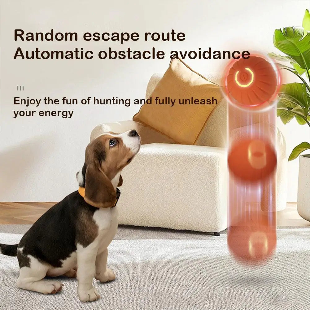 Electric Smart Dog Toy Ball Gravity Bounce Ball Wear Pet Resistant Bounce Bite Interactive Automatic Electronic Toy Mobile L1T2