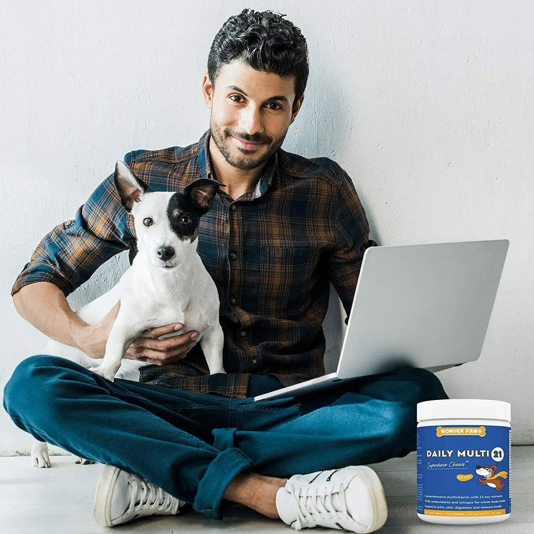Wonder Paws Premium Multivitamin For Dogs For Immune, Joint, Skin, Heart, & Digestive Health 210G